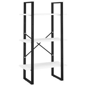 vidaXL Unidade de prateleiras 60x30x105 cm derivados de madeira branco