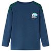 Camisola de malha para crian&ccedil;a azul-marinho 116