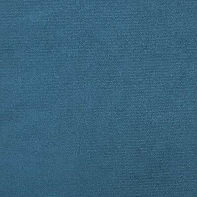 vidaXL Almofadão de cabeceira 140 cm veludo azul