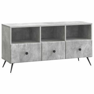 vidaXL Gabinete para TV com gaveta Cinzento Cimento 102 x 34,5 x 50 cm