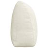 vidaXL Travesseiro para Costas Creme 200 x 24 x 50 cm Veludo
