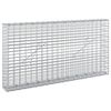 vidaXL Gabion com Fio de 5 mm e Malha de 5x2,5 cm 100x10x50 cm