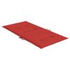 vidaXL Almofad&otilde;es lombares p/ cadeiras de jardim 6pcs oxford vermelho