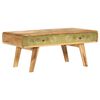 vidaXL Mesa de centro madeira de mangueira maci&ccedil;a 90x50x40 cm