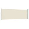 vidaXL Toldo lateral retr&aacute;til para p&aacute;tio 100x300 cm creme