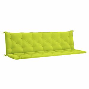 vidaXL Almofad&atilde;o para banco de jardim tecido oxford verde-claro