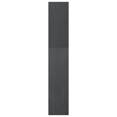 vidaXL Estante/divisória 40x30x167,5 cm pinho maciço cinzento