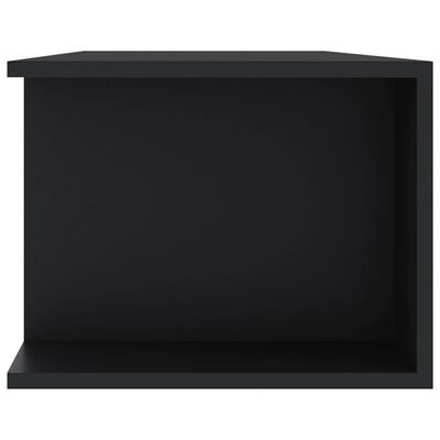 vidaXL Móvel de TV com luzes LED 135x39x30 cm preto