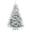 vidaXL &Aacute;rvore de Natal Artificial com 300 LEDs Verde 210 cm PE e PVC