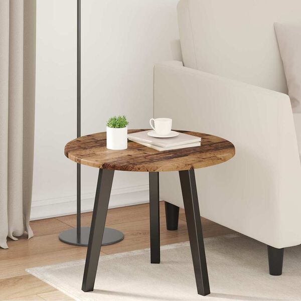 vidaXL Tampo de Mesa Madeira antiga 50 x 50 x 1,5 cm