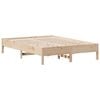 vidaXL Cama sem colch&atilde;o 150x200 cm madeira de pinho maci&ccedil;a