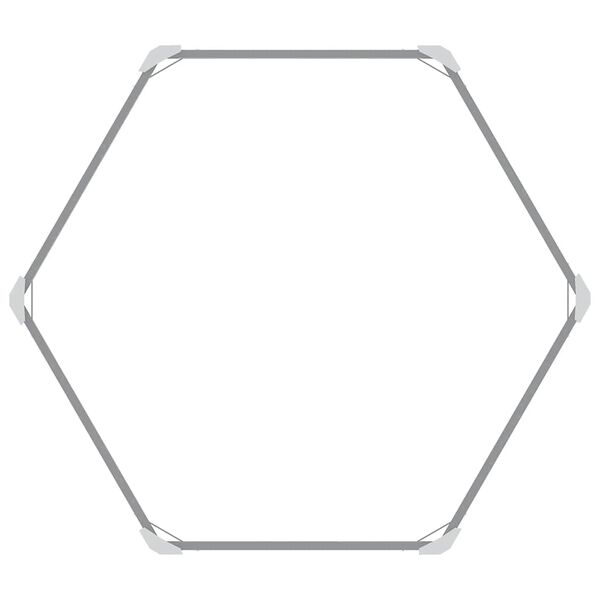 vidaXL Canteiro elevado jardim aço galvanizado 129x129x77 cm cinzento