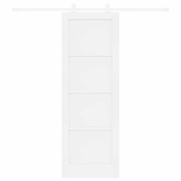 vidaXL Porta Deslizante ORKDAL Branco 73,5 x 211 cm