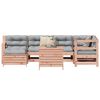vidaXL 7 pcs conjunto sof&aacute;s jardim madeira abeto-de-douglas
