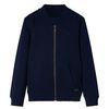 Sweatshirt para crian&ccedil;a com fecho azul-marinho 104