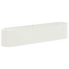 vidaXL Cama de Jardim Elevada Branco 200 x 40 x 40 cm