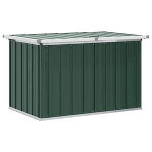 vidaXL Caixas de Armazenamento A&ccedil;o Galvanizado 109 x 67 x 65 cm Verde