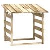 vidaXL P&eacute;rgola com telhado pinho impregnado 100x90x100 cm