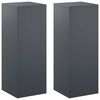 vidaXL Suporte para Plantas 2 pcs Antracite 30 x 30 x 80 cm