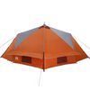 vidaXL Tenda Teepee com telhado Cinza e Laranja 490 x 410 x 210 cm