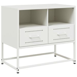 vidaXL M&oacute;vel de TV 68x39x60,5 cm a&ccedil;o branco