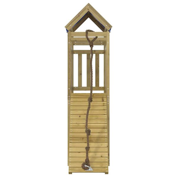 vidaXL Conjunto de brincar para exterior madeira de pinho impregnada