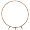 vidaXL Arco de Casamento Marrom Claro 224 x 80 x 220 cm