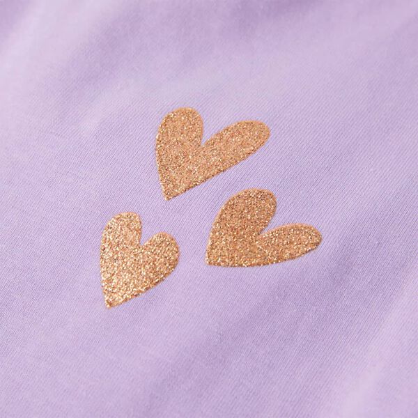 T-shirt de al&ccedil;as para crian&ccedil;a lil&aacute;s 128