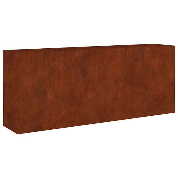 vidaXL Canteiro elevado de jardim 200x40x80 cm a&ccedil;o corten