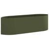 vidaXL Cama de Jardim Elevada Verde-Azeitona 140 x 40 x 40 cm A&ccedil;o