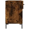 vidaXL Banco sapateira 102x35x55 cm deriv. madeira carvalho fumado