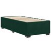 vidaXL Estrutura de cama sem colch&atilde;o 90x200 cm veludo verde-escuro
