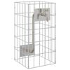 vidaXL Torneira Gabion Prateado 26 x 25 x 50 cm A&ccedil;o inoxid&aacute;vel