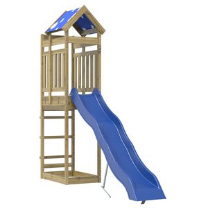 vidaXL Conjunto de brincar para exterior madeira de pinho impregnada