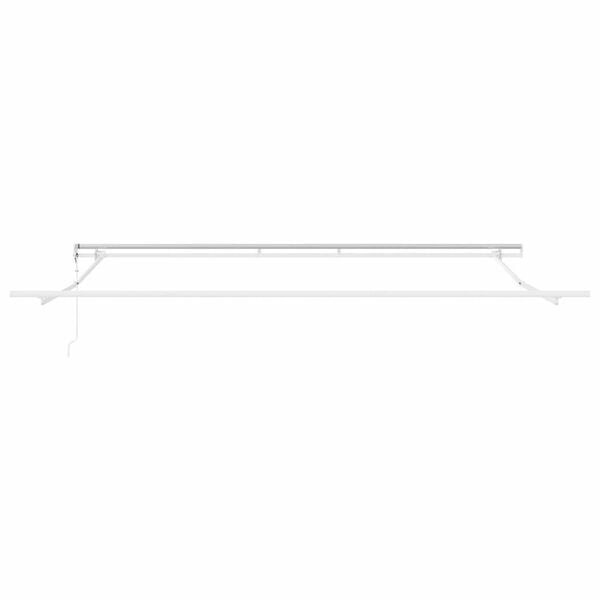 vidaXL Estrutura de Toldo Branco 500 × 350 cm Alumínio
