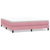 vidaXL Cama sem molas/colch&atilde;o 180x210 cm veludo Rosa