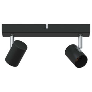 vidaXL Foco de teto com holofotes Preto 26 x 6,5 x 11,5 cm Metal