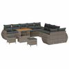 vidaXL Conjunto de Sof&aacute; de Jardim 13 unid. 12-N&uacute;mero de lugares