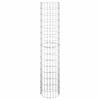 vidaXL Canteiro elevado/cesto gabião circular 3pcs Ø30x150cm aço galv.
