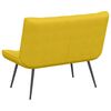vidaXL Banco 110x74x84 cm veludo amarelo