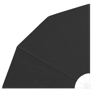 vidaXL Tela de Privacidade para Varanda 140 x 140 cm Poli&eacute;ster Preto