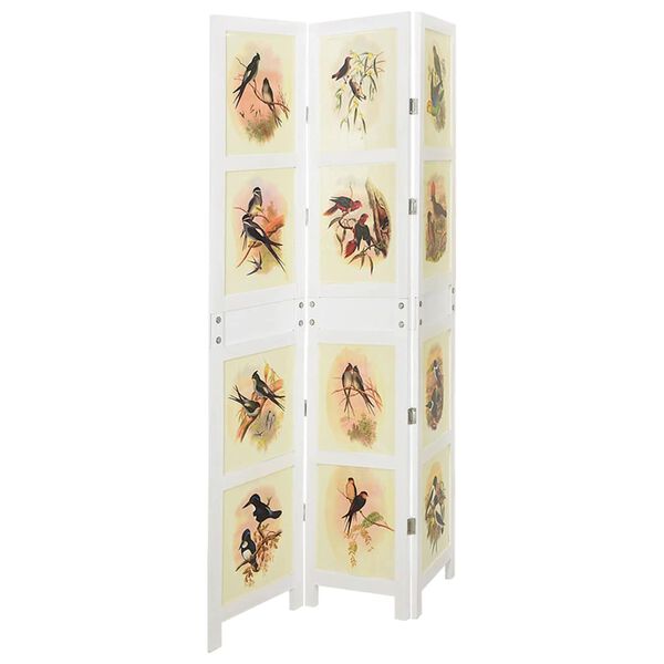 vidaXL Painel Romdivider Branco 212 x 165 cm MDF