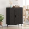 vidaXL Buffet Carvalho Preto 69,5 x 34 x 90 cm