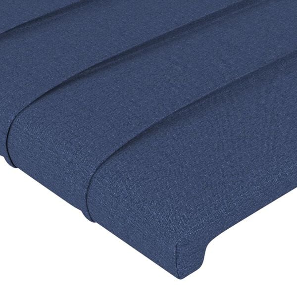 vidaXL Cabeceiras azul 144x5x78/88 cm tecido