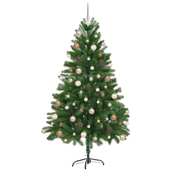 vidaXL &Aacute;rvore de Natal com 300 LEDs com suporte Verde 180 cm PE