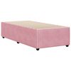 vidaXL Estrutura de cama 90x200 cm veludo rosa