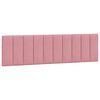 vidaXL Almofad&atilde;o de cabeceira Hanko 180 cm veludo rosa