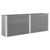 vidaXL Canteiro elevado de jardim 250x50x91 cm WPC cinzento
