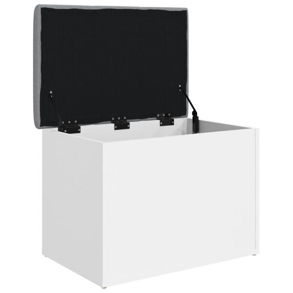 vidaXL Banco de arruma&ccedil;&atilde;o branco 62x42x45 cm madeira projetada