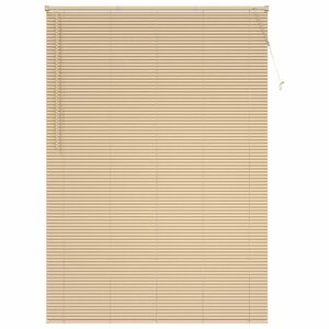 vidaXL Cortina Veneziana Marrom Claro com Padr&atilde;o 213 x 130 cm PVC